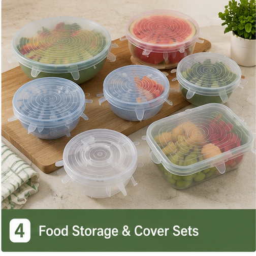 Lucid Home food storage and cover sets