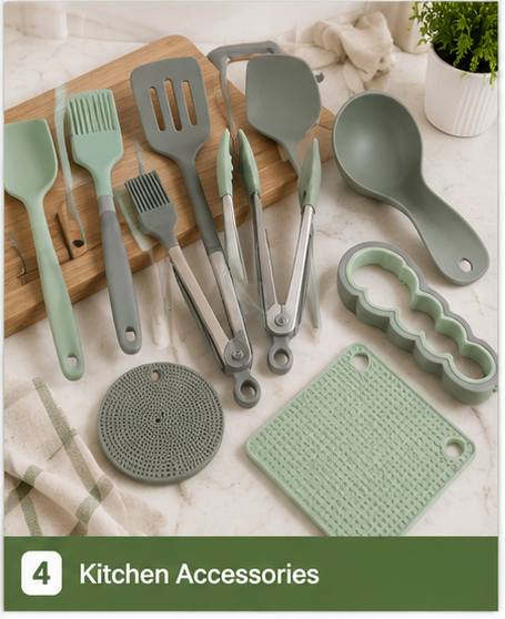 Lucid Home silicone kitchen accessories