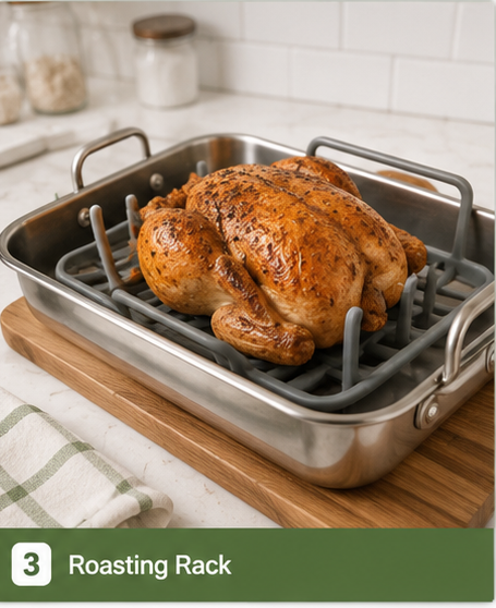 Lucid Home silicone roasting rack