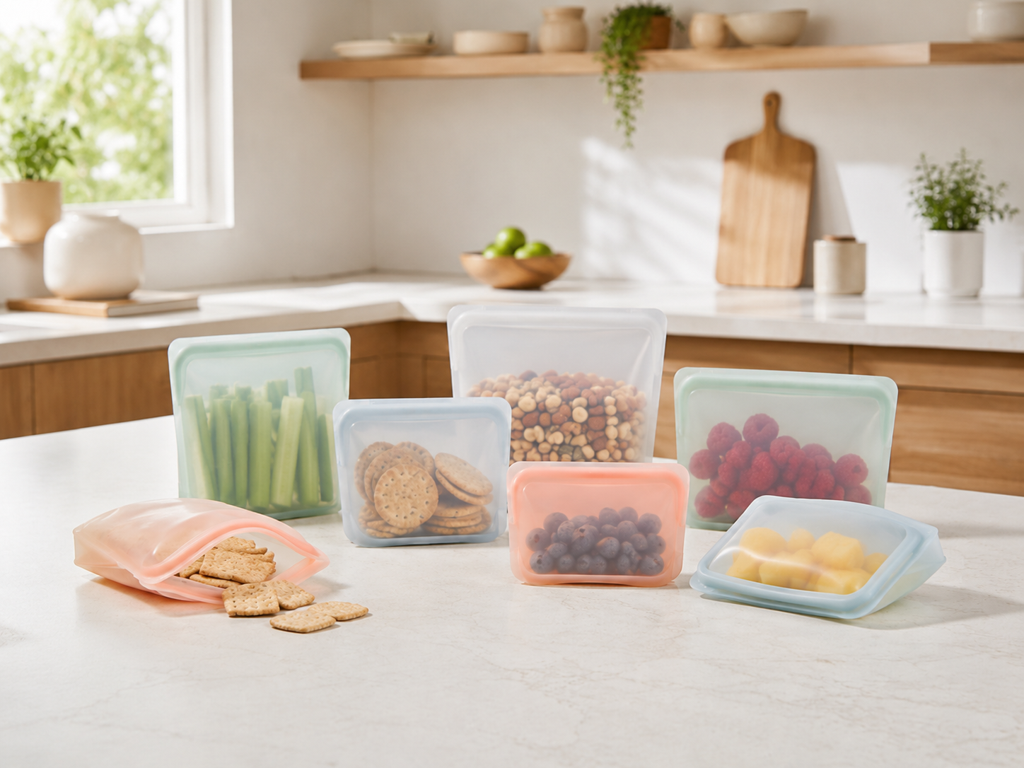 Lucid Home small silicone snack bags