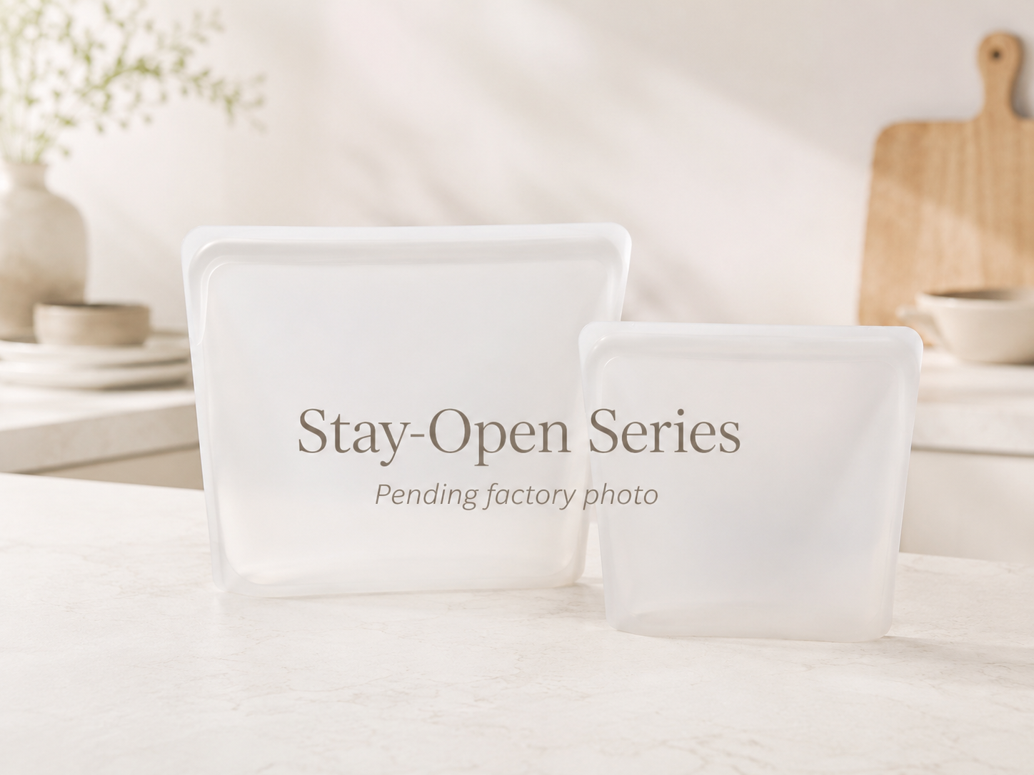 Lucid Home stay-open silicone bag series placeholder